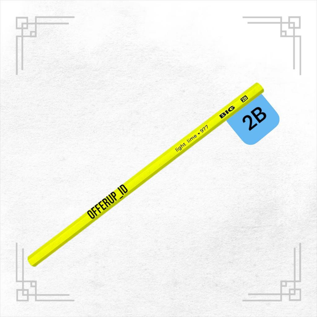 

PENSIL 2B BIG WARNA PASTEL BIG KARAKTER KARTUN