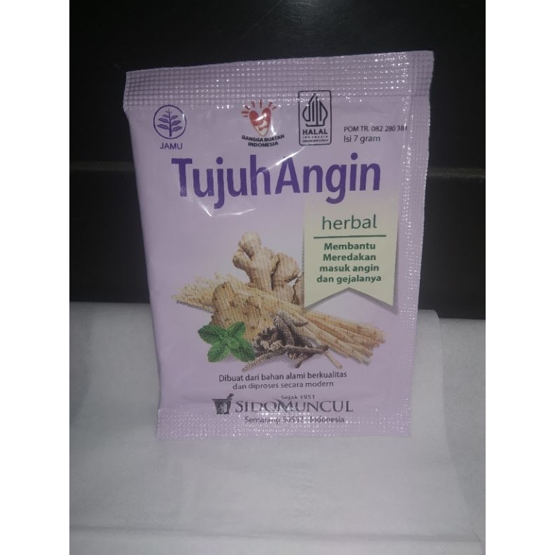 

JAMU SIDOMUNCUL TUJUH ANGIN ISI 10 SACHET