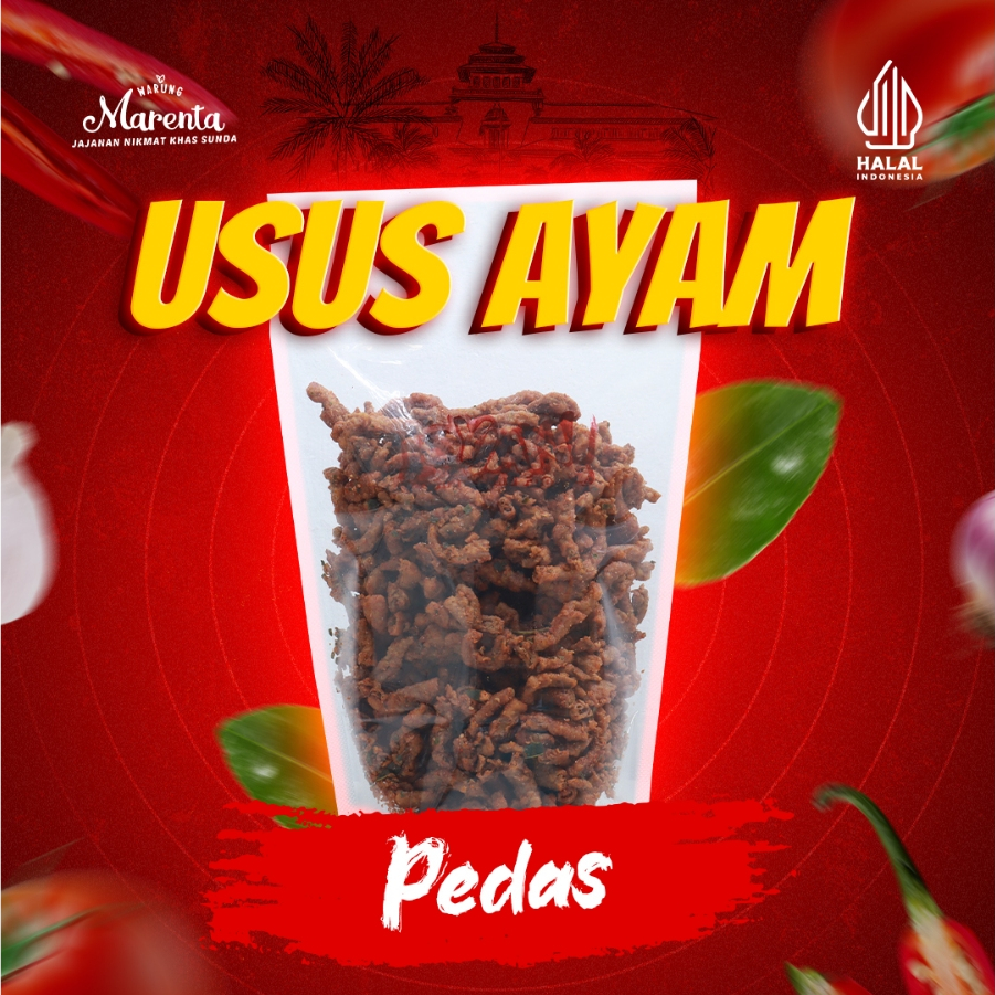 

Warung Marenta Usus Ayam Krispy Keripik Usus Pedas Daun Jeruk - 500gr
