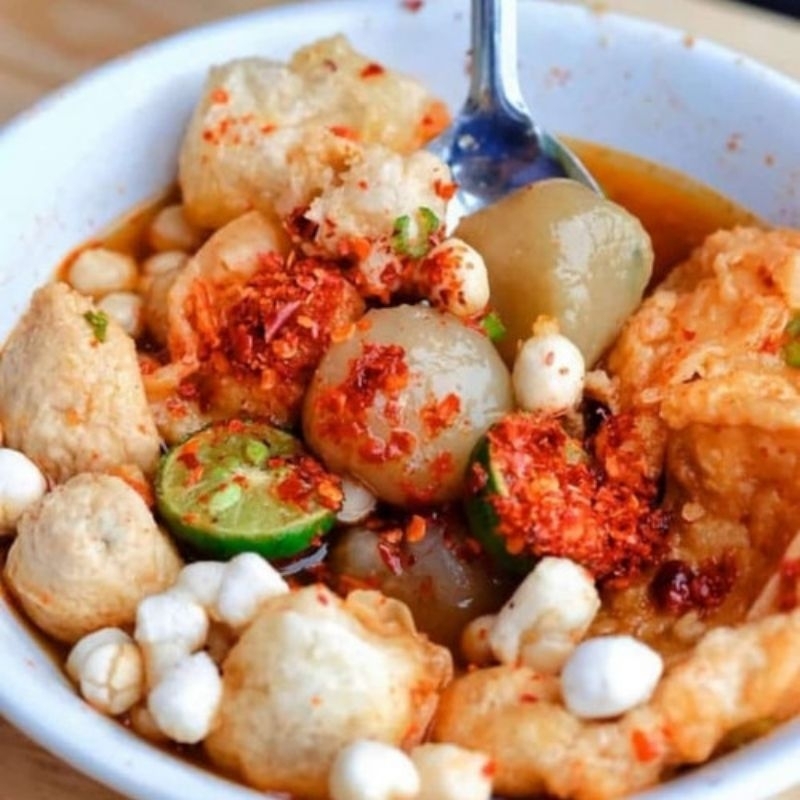 

baso aci komplit batagor lidah somay