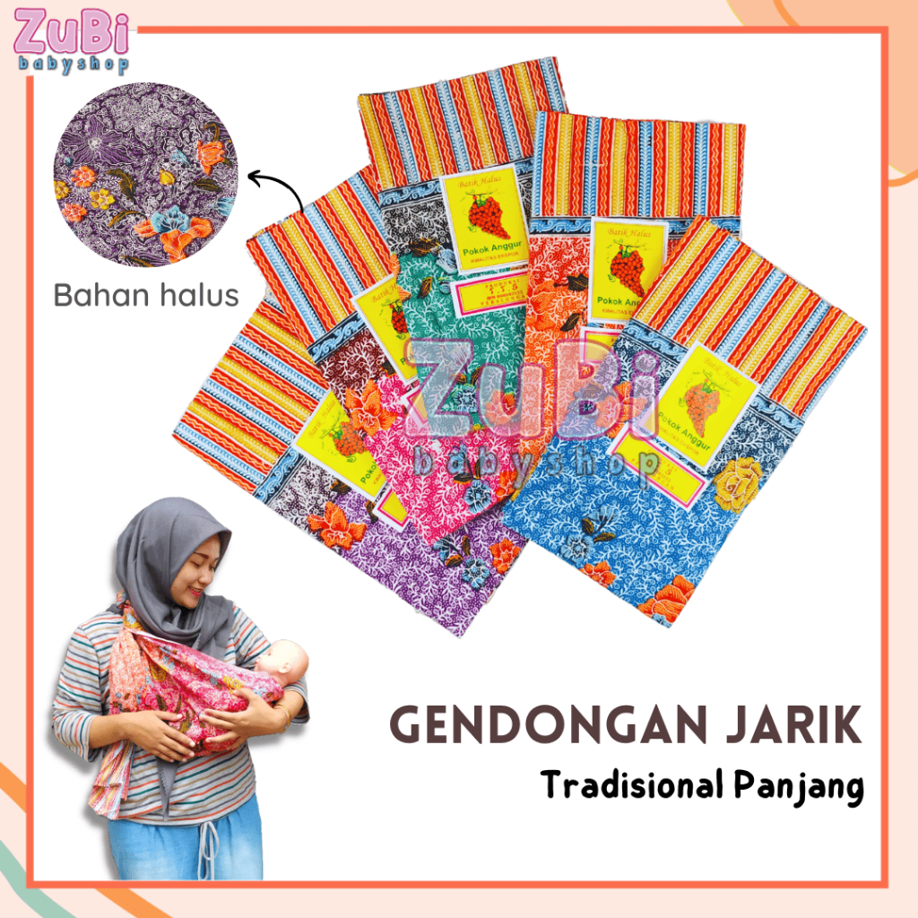 MURAH Gendongan Jarik Tradisional Bayi Gendong Kain Batik Perlengkapan Baby New Born Sewek Panjang