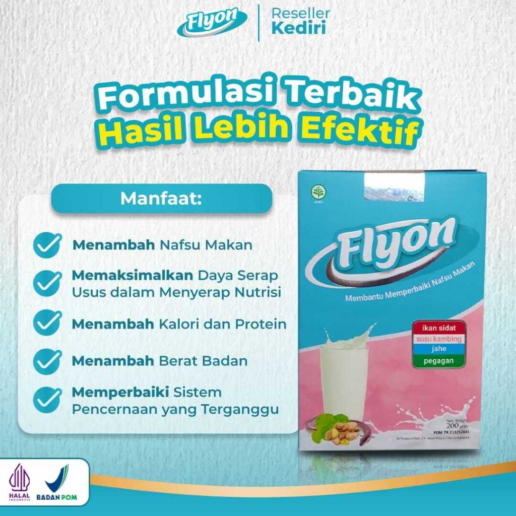 SUSU FLYON ORIGINAL HALAL BPOM PENAMBAH BERAT BADAN