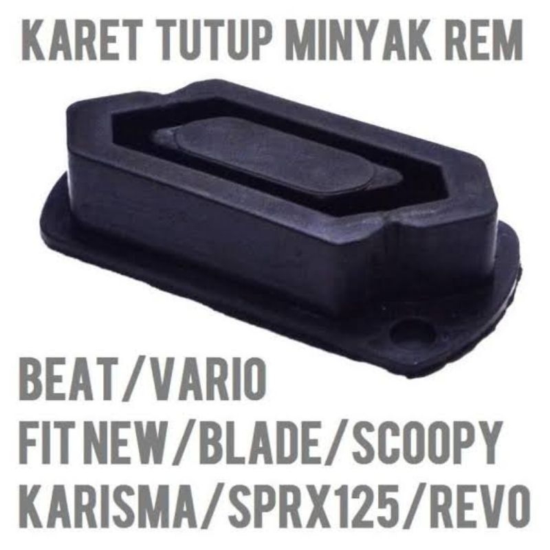 karet tutup tabung master rem Revo Vario Supra x 125 fit new Blade scoopy karisma