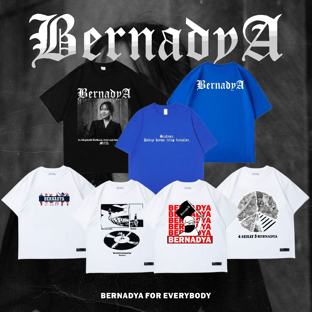 Hainebula Tshirt Bernadya Vintage Kaos lengan pendek putih