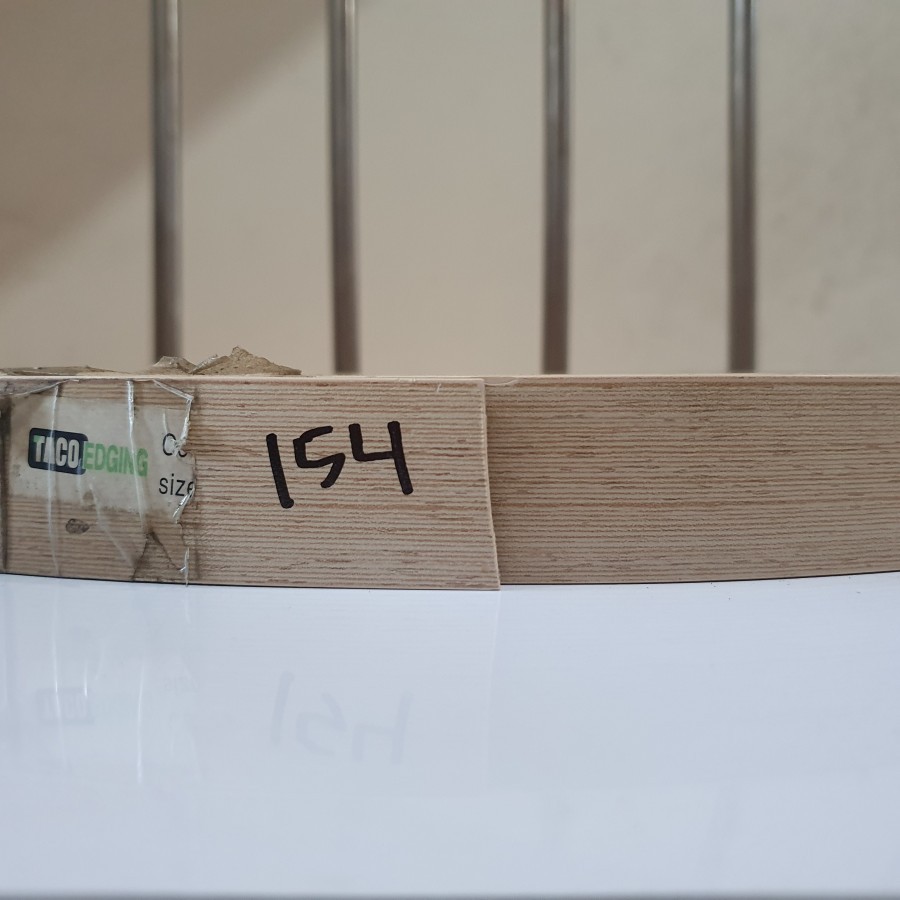 Taco Edging Hpl 154 TEBAL 2mm x LEBAR 34mm Serat Urat Kayu Woodgrain