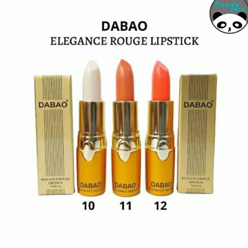 Dabao Elegence Rouge Lipstik Gold BPOM Original