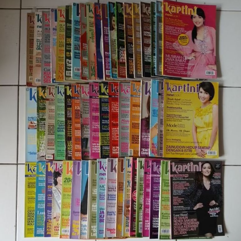 MAJALAH KARTINI TAHUN 2011-2018 HARGA SATUAN