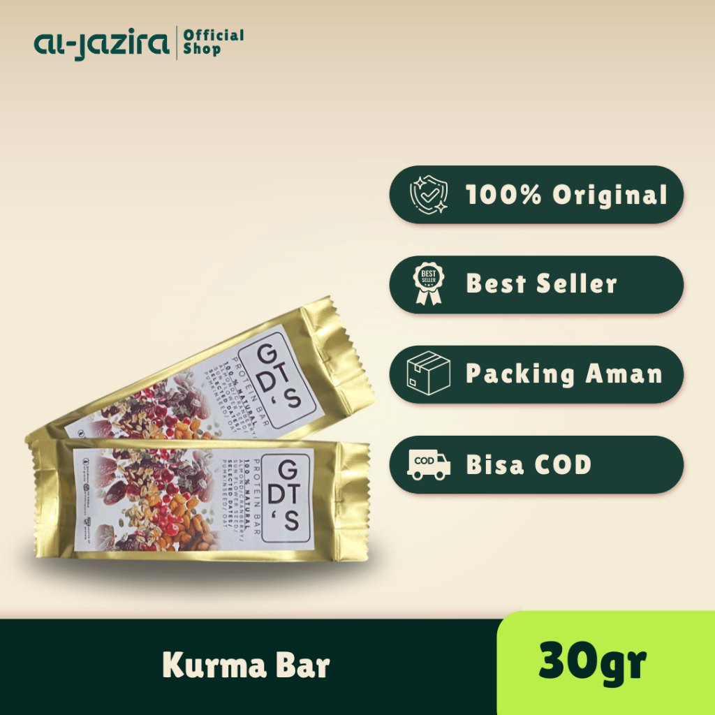 

Kurma Bar G DT'S Al-Jazira Energy Bar Bermanfaat Untuk Kesehatan Tubuh