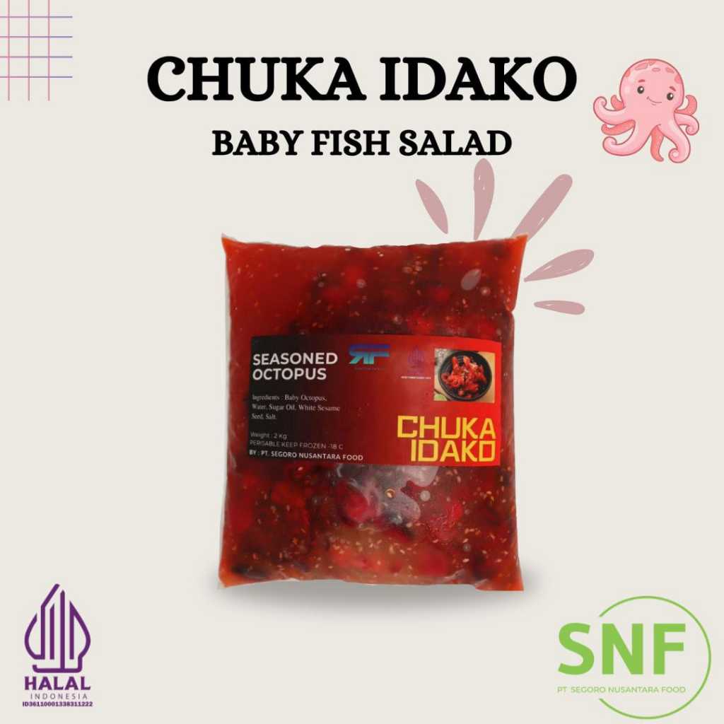 

CHUKA IDAKO SEASONED 2 KG (SALAD BABY OCTOPUS) HALAL