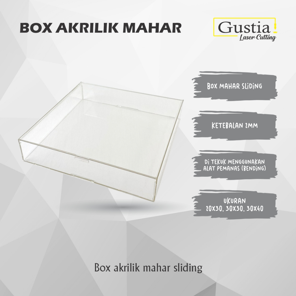 

Box Mahar Akrilik Sliding | Kotak Mahar Akrilik Sliding | Kotak Mahar Tetesan Air