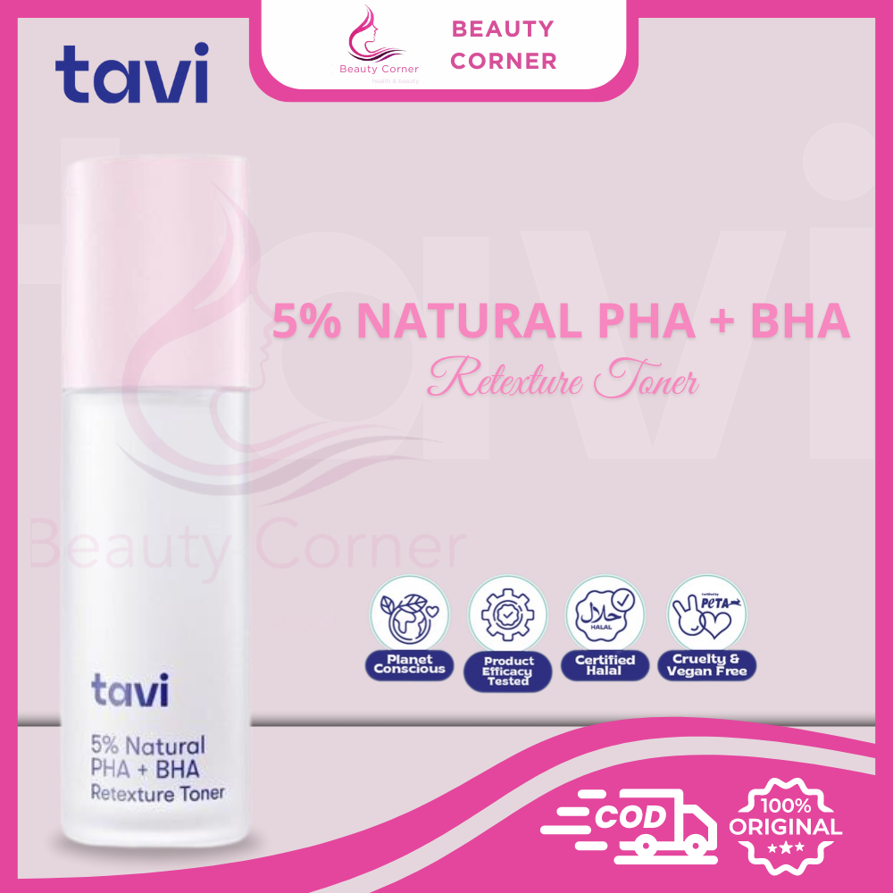 Tavi 5% Natural PHA+BHA Retexture Toner - 100ml