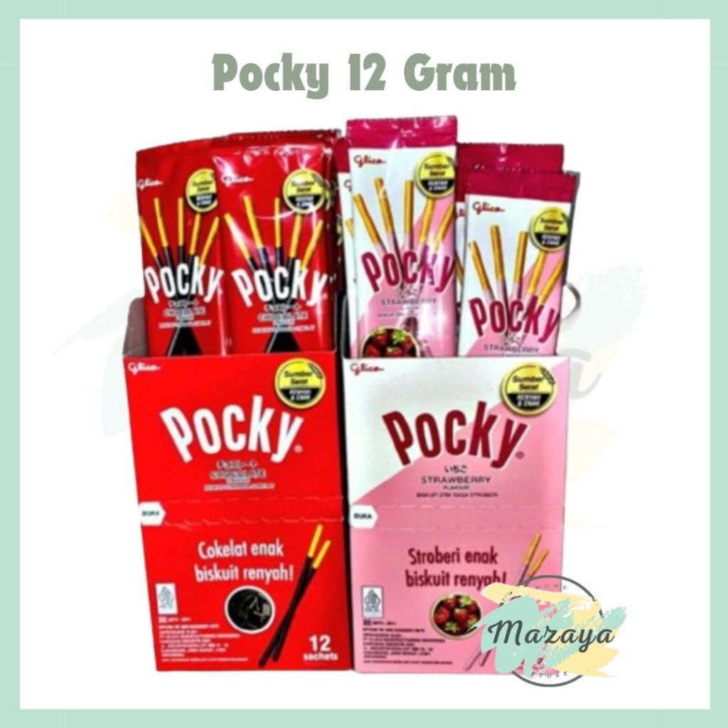 

POCKY SACHET 12 GR 1 BOX ISI 12 PCS | POCKY SINGLES 1 PAK