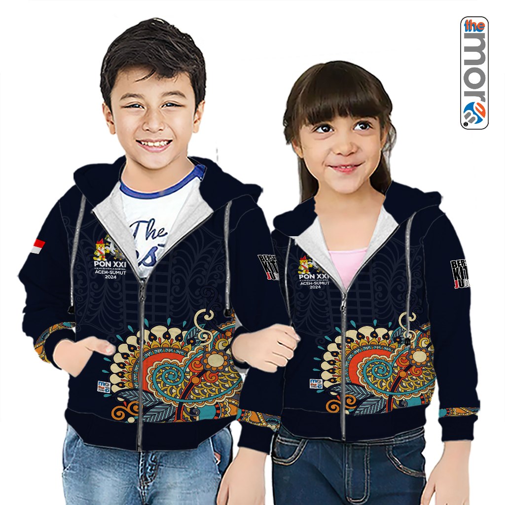 the moro - Jaket & Sweater Hoodie Anak PON XXI ACEH SUMUT 2024 ART 03 | Printing Sublime