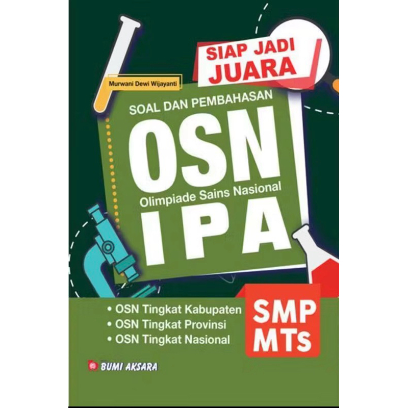 Soal dan Pembahasan OSN Olimpiade Sains Nasional IPA untuk SMP/MTS Penerbit Bumi Aksara