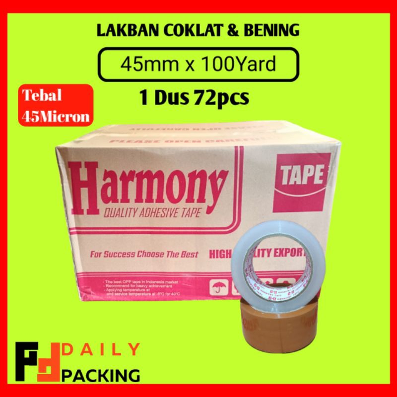 

PROMO!!! 1 DUS LAKBAN BENING COKLAT 45MM X 100YARD TERMURAH (72PCS = 12SLOP) SELOTIP MURAH