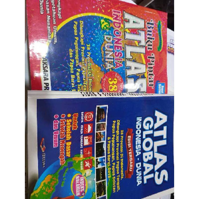 

Buku ATLAS INDO DAN DUNIA 38 PROVINSI FULL COLOUR - BUKU SEKOLAH