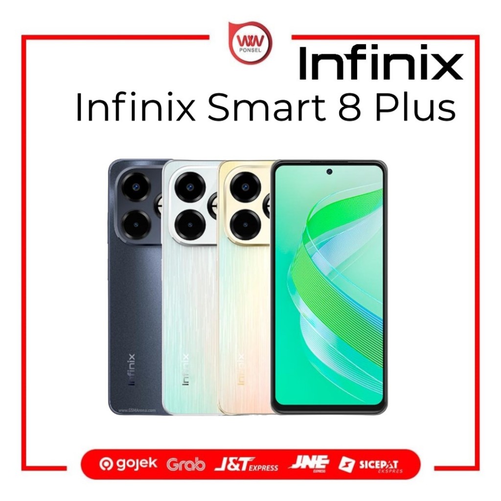 Hp Infinix Smart 8 Plus Ram 4GB Internal 128GB Garansi Resmi