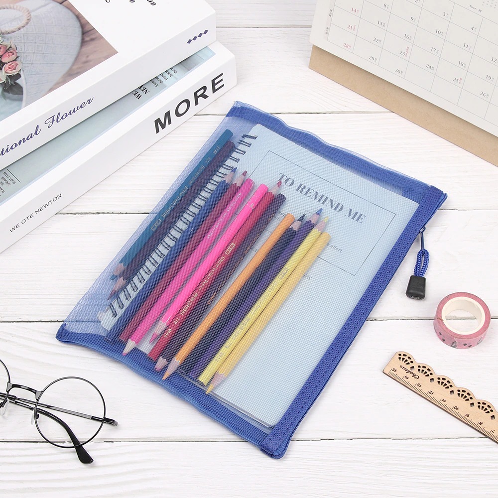 

Tempat pensil jaring TRANSPARAN
