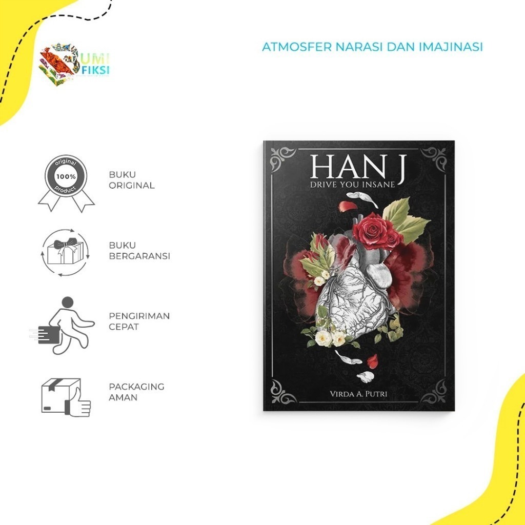 [ Promo ] Buku Novel -  Han J; Drive You Insane Penulis : Virda A Putri - Bumi Fiksi