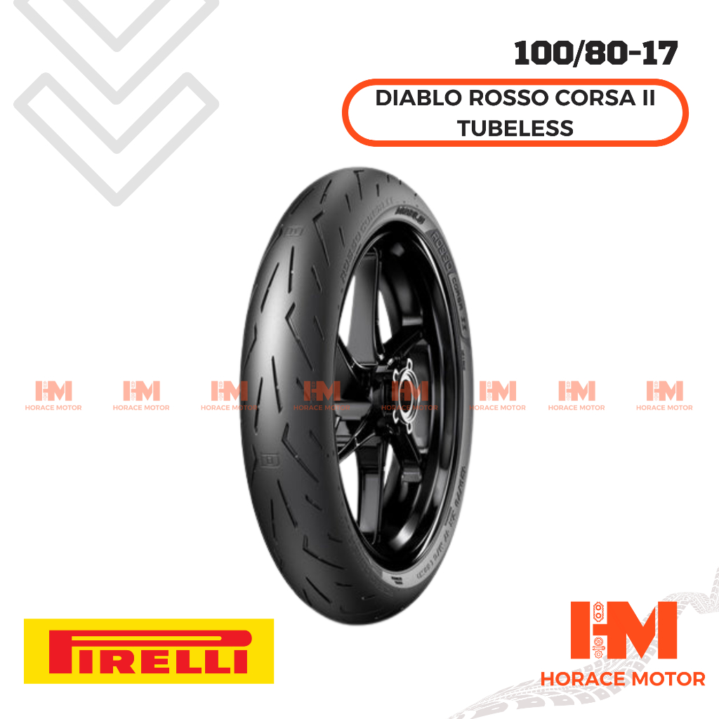 [HRC] Pirelli Diablo Rosso Corsa II Ban Motor 100/80 ring 17 100/80-17 Tubeless