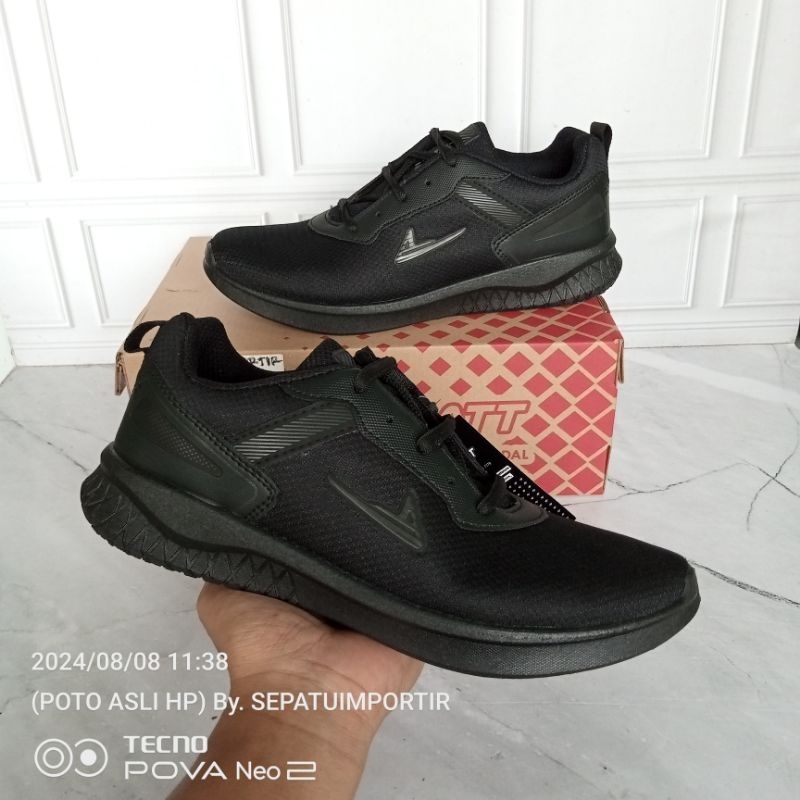 POTO ASLI HP. Sepatu Pro ATT PC 950 / PI 600 / IVO 555 / SEPATU SEKOLAH HITAM HITAM / SEPATU KERJA /