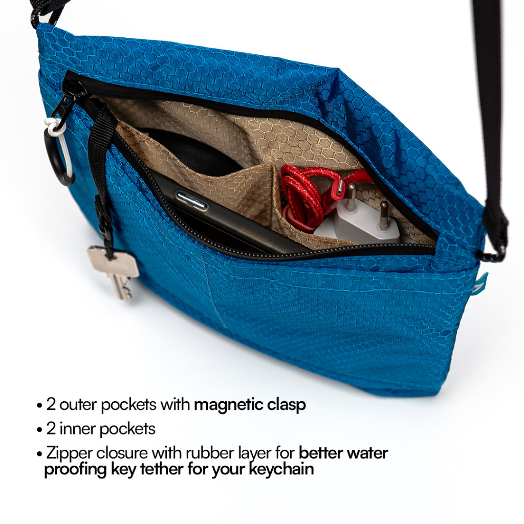 New Sacoche Messenger Sling Bag Nylon Honeycomb
