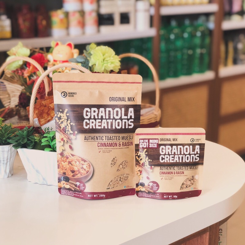 

Granola Creations Cinnamon & Raisin 200g & 60g