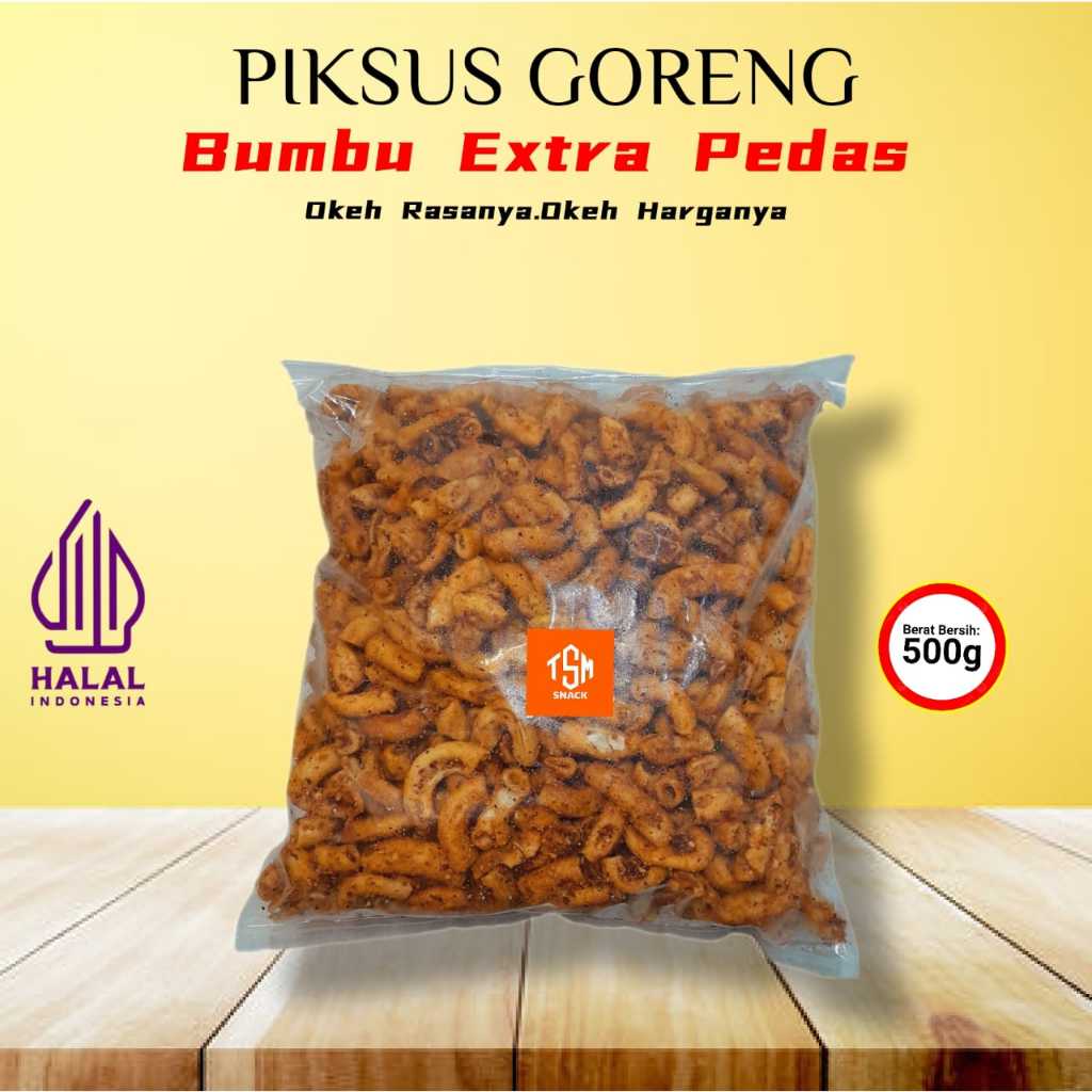 

Piksus Goreng Extra Pedas Gurih 500 Grm Piksus Pedas Renyah