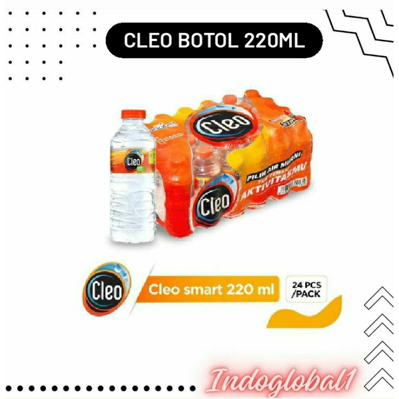 

CLEO BOTOL KECIL 1 CTN (24 pcs)