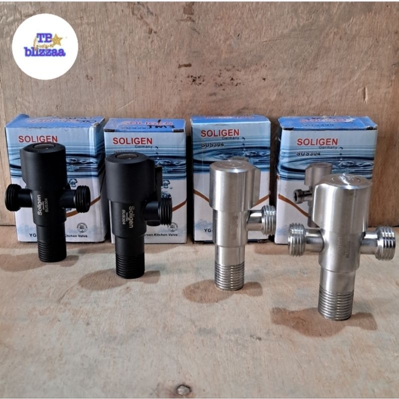 Stop Kran Shower Kran Kloset Kran Tee Shower Stainless SUS 304 Tee Soligen Germany