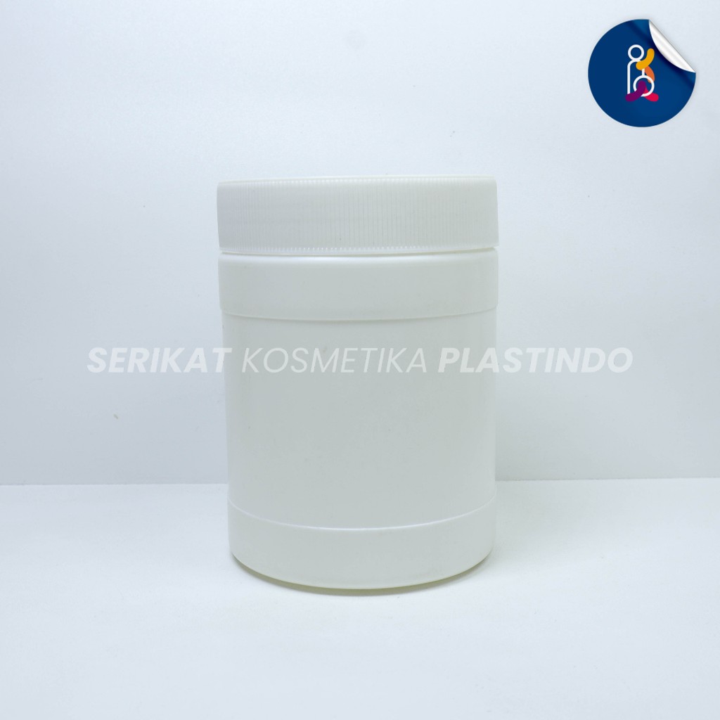 Kencleng 500 ML /TOPLES TABUNG PUTIH / POT JAR LULUR