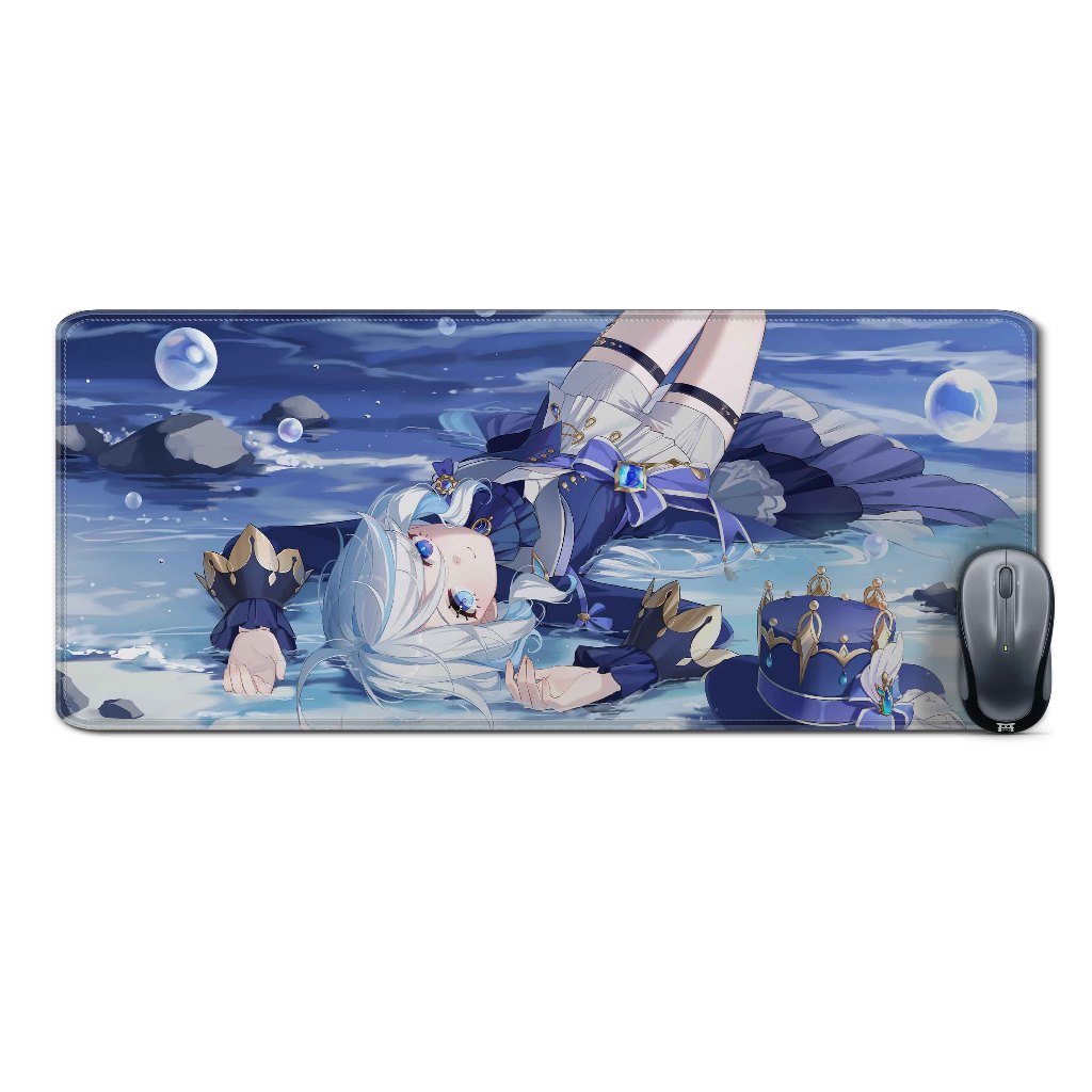 Deskmat mousepad extendedFURINA BEACH-GENSHIN IMPACTmaterial Rubber