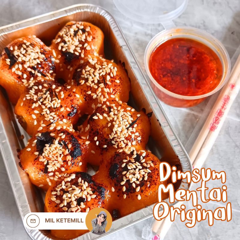 

[ READY KIRIM INSTAN ] Dimsum Mentai 8pcs Topping Original FREE CHILI OIL