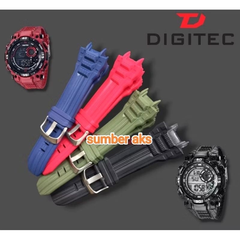 Strap Tali Jam Tangan Digitec 2030 DA2030 DA2030T DA-2030 DA-2030T