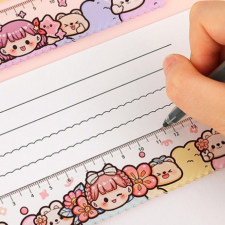

TERBUKTI Penggaris Dengan Desain Gelombang Ruler Kreatif For School Stationery TLD88