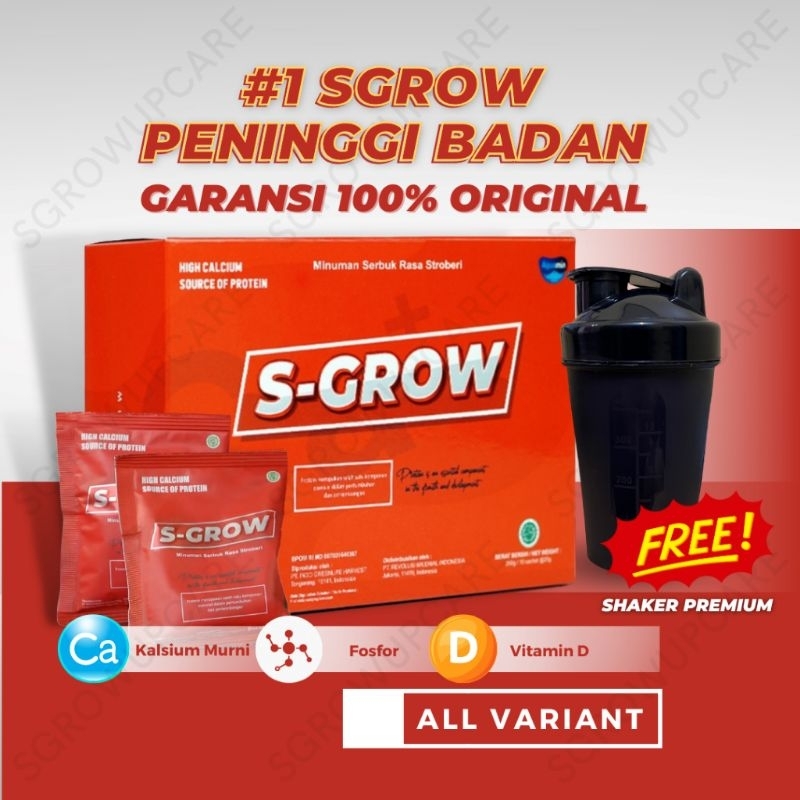 

S-GROW Susu Peninggi Badan Terbaik Original