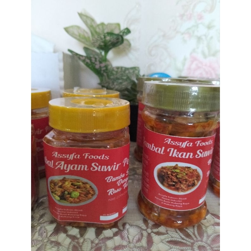 

sambal ikan suwir petai