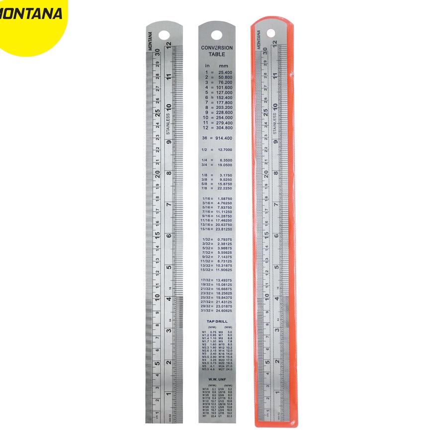 

HEMAT MurahMurahATK Ruler Penggaris MONTANA 3 cm Metal RT3S