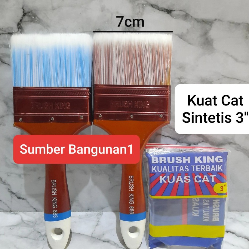 

NEW PRODUK kuas sintetis 3 Kuas halus 3 inc Kuas Cat