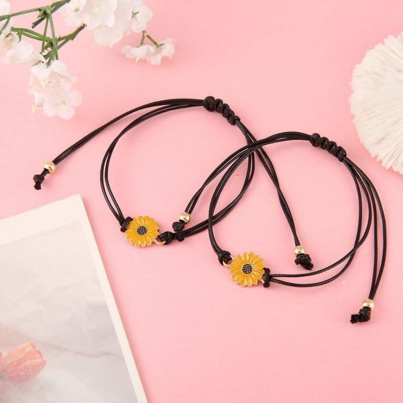 [COD] 1pcs gelang couple matahari / gelang matahari/ gelang daisy