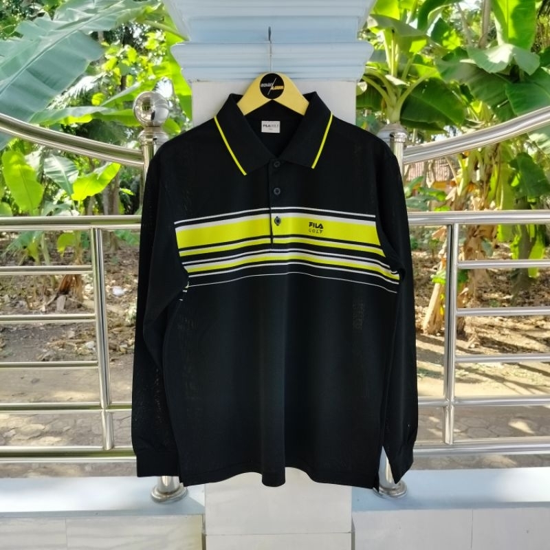 Long Sleeve / Polo Shirt / Rugby Shirt / Vintage / Second / FILA