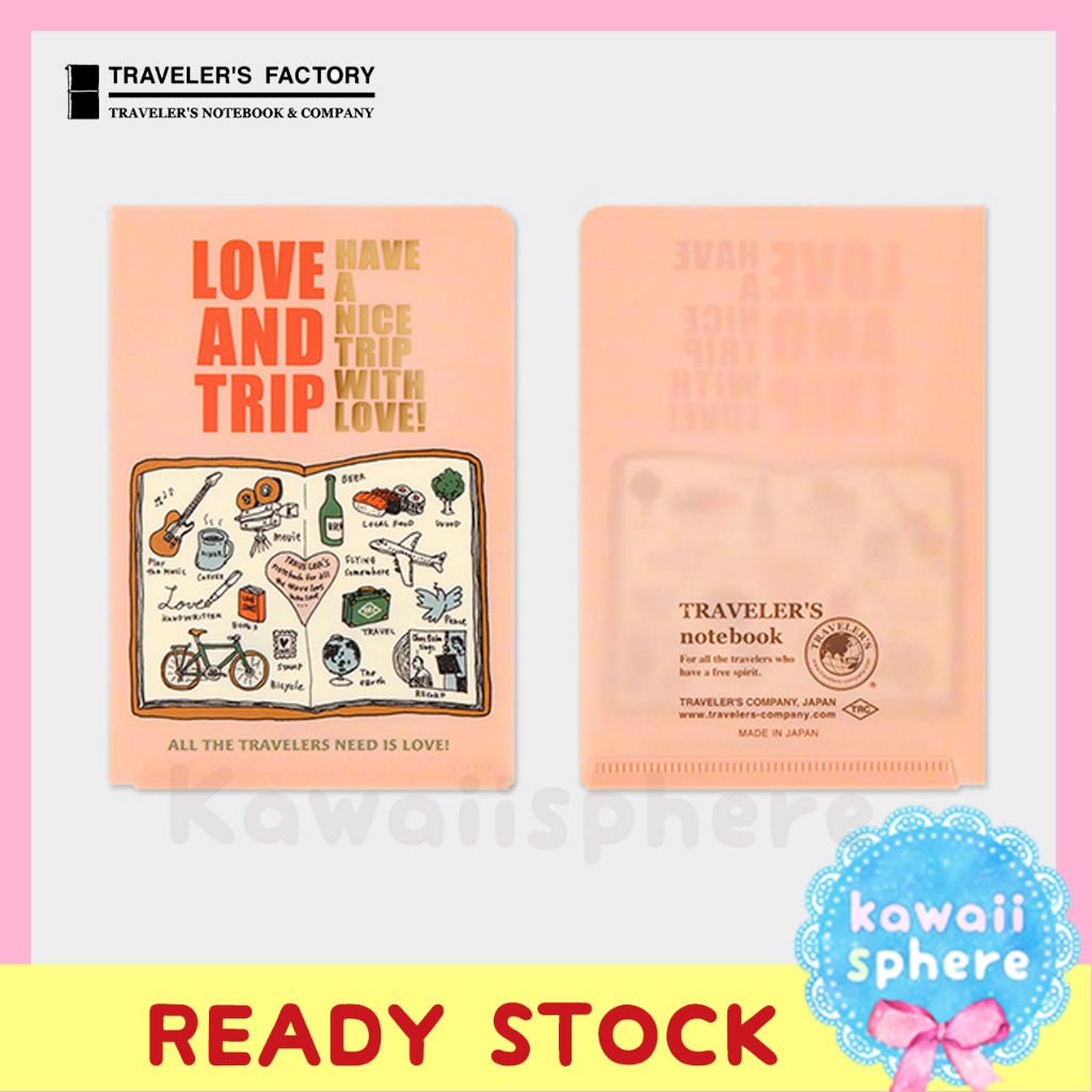 

Traveler's Notebook 2025 Clear Folder | Passport Size | Midori Travelers Notebook Accessories | Ready Stock
