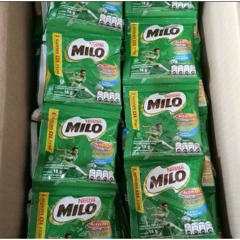 

Milo Active Go Susu Bubuk 22 gr isi 10+1