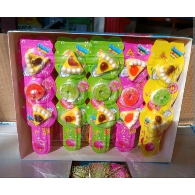 

permen lunak jelly donat isi 30