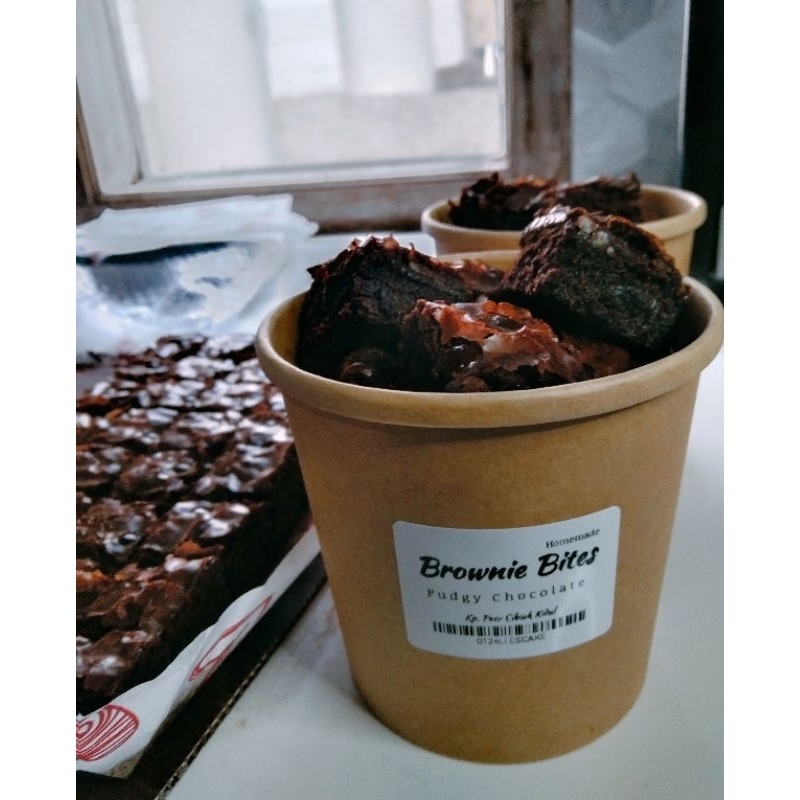 

Brownies Bites Dark Chocolate | Shiny Crust Brownies Mini | Hampers cup 12oz