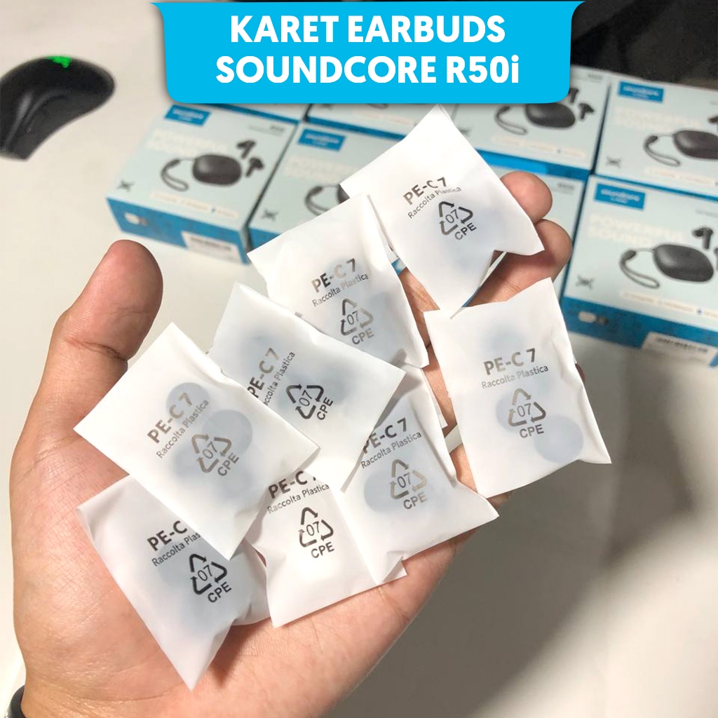 [EARTIPS] Karet Anker Soundcore A20i & Soundcore R50i Karet Earbus Silicon ORIGINAL Angker Soundcore