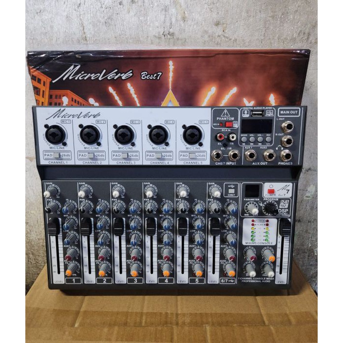 Langka Mixer Alesis 7 Channel