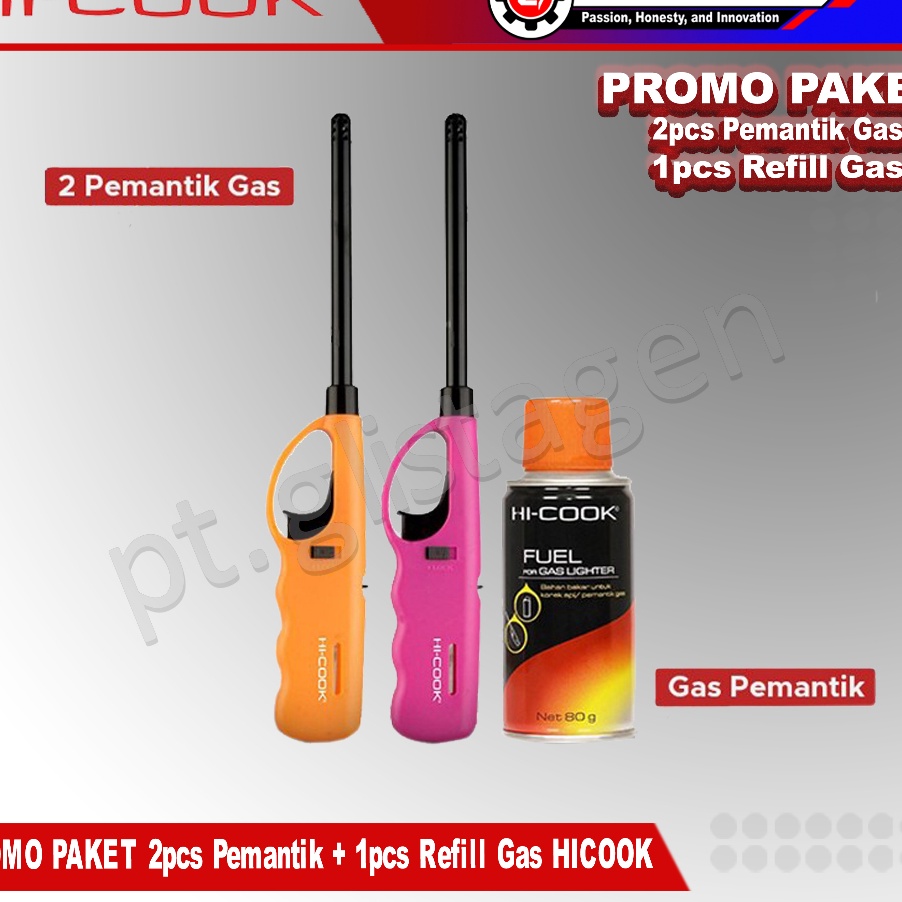 BORONG SEBELUM KEHABISAN HICOOK PAKET Korek Api Gas MPLU 2Pc  Isi Ulang Pemantik 8Gram 1Pc