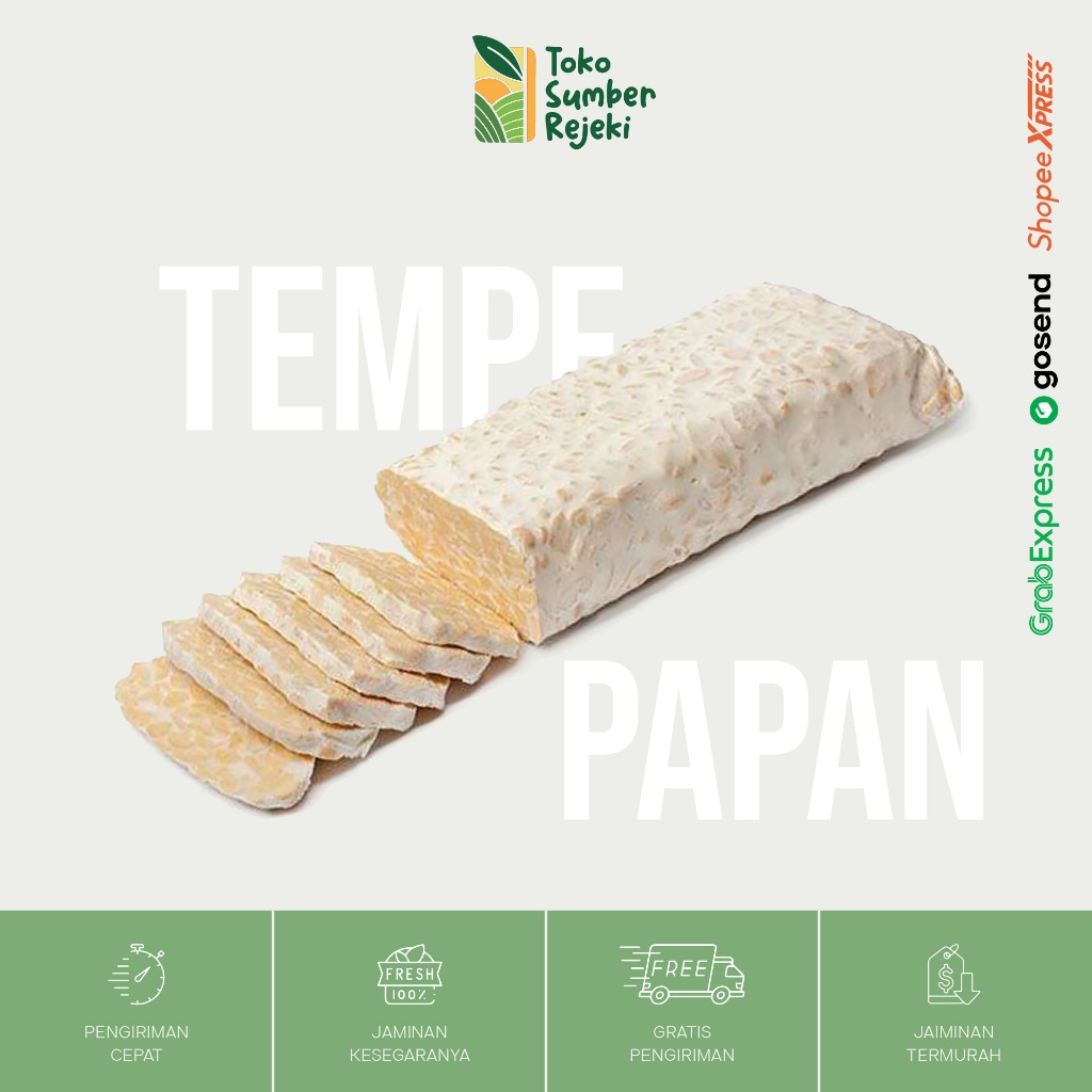 

Tempe Papan Segar - Toko Sumber Rejeki Yogyakarta