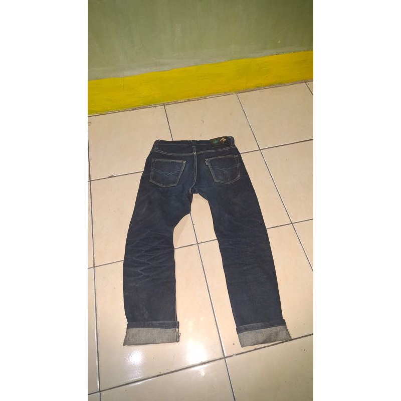 wingman hemp denim21oz size 30 cutingan slimcut